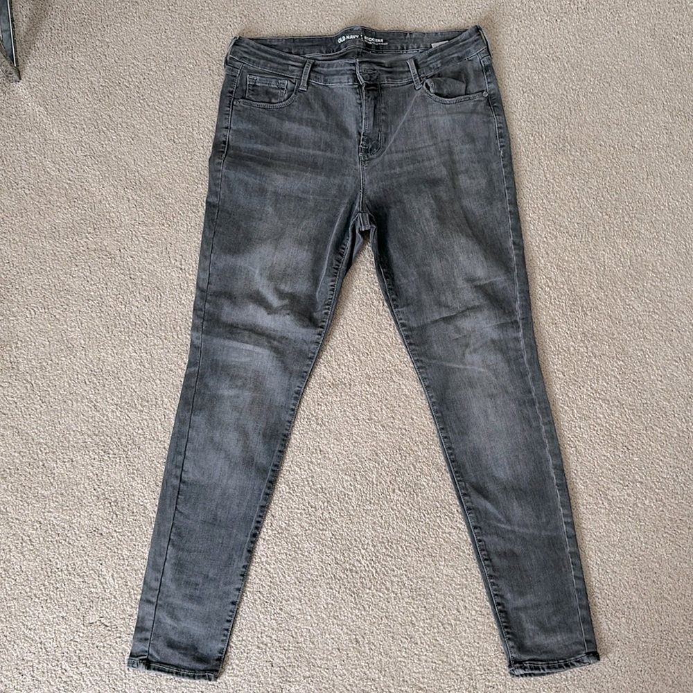 Old Navy Gray Skinny Jeans